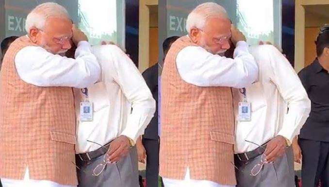 PM मोदी से गले मिलकर रोने लगे ISRO चीफ, देखिए भावुक करने वाला विडियो