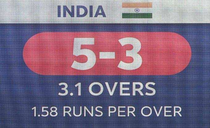सेमीफाइनल | मुश्किल में टीम इंडिया, 5 रन पर गंवाए 3 विकेट, देखिए LIVE स्कोर