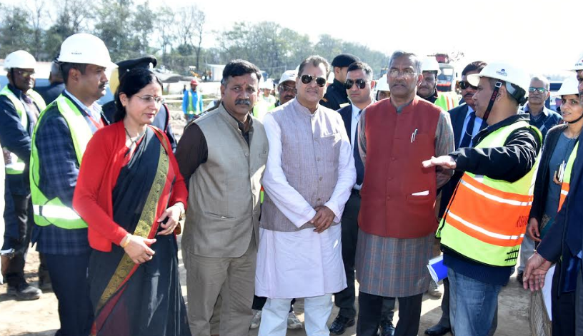 मुख्यमंत्री ने किया ऋषिकेश-कर्णप्रयाग रेलवे लाइन परियोजना का निरीक्षण