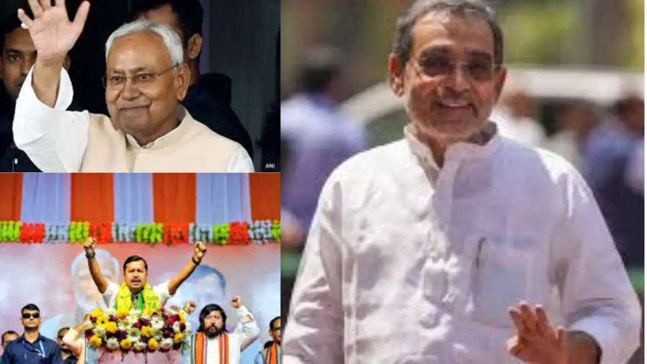 nitish kumar ,upendra kushwaha , nitin naveen 
